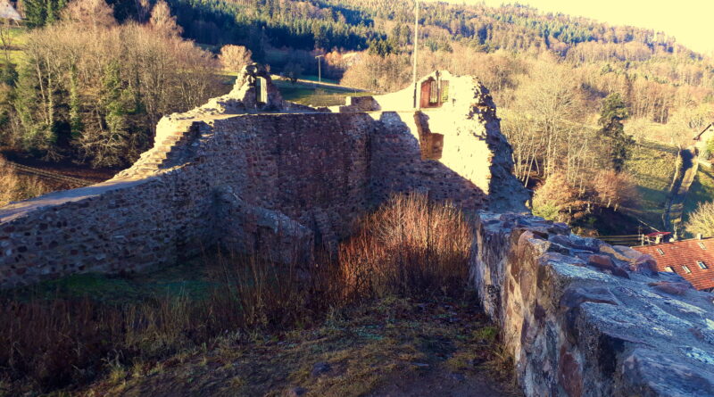 Ruine Diersburg Schloss dierbsurg ausflug ortenau ruine burg